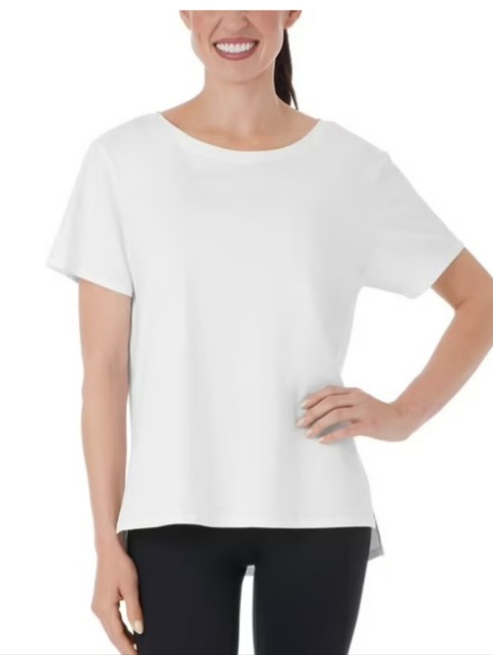 Member's Mark Women's Active T-Shirtp White XXL